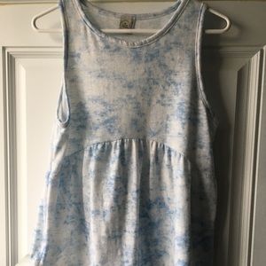 Ladies knit, flowy Paper Crane tank top